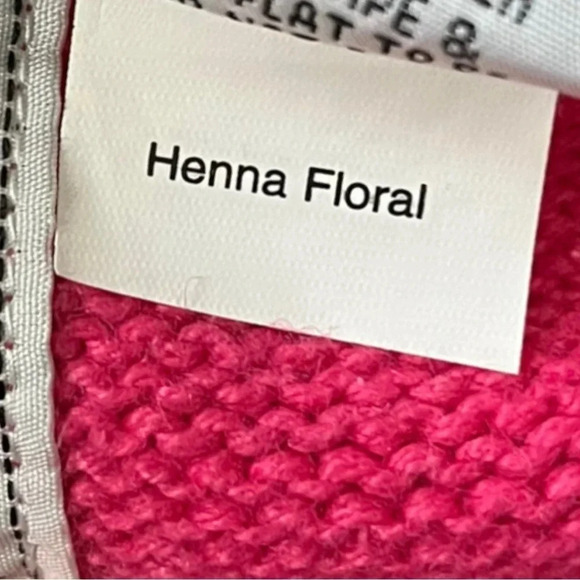 STORYBOOK KNITS Vintage Henna Floral Pink Cardigan W/ Embroidery Medium NWT - Picture 6 of 14